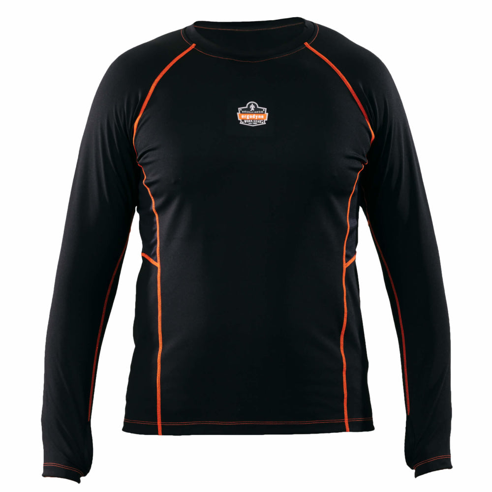 Ergodyne N-Ferno 6435 Thermal Long-Sleeve Base Layer, 3X, Black