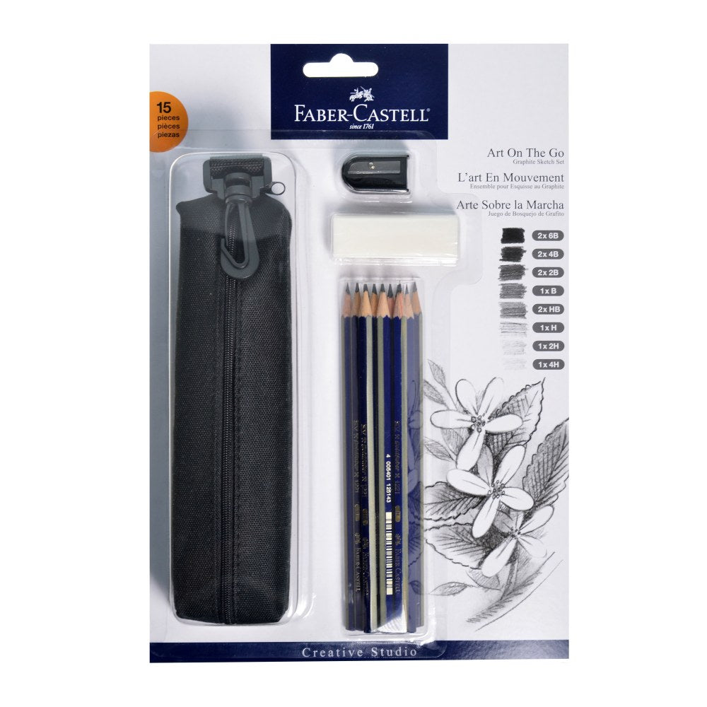 Faber-Castell Art On The Go Graphite Pencil Drawing Set