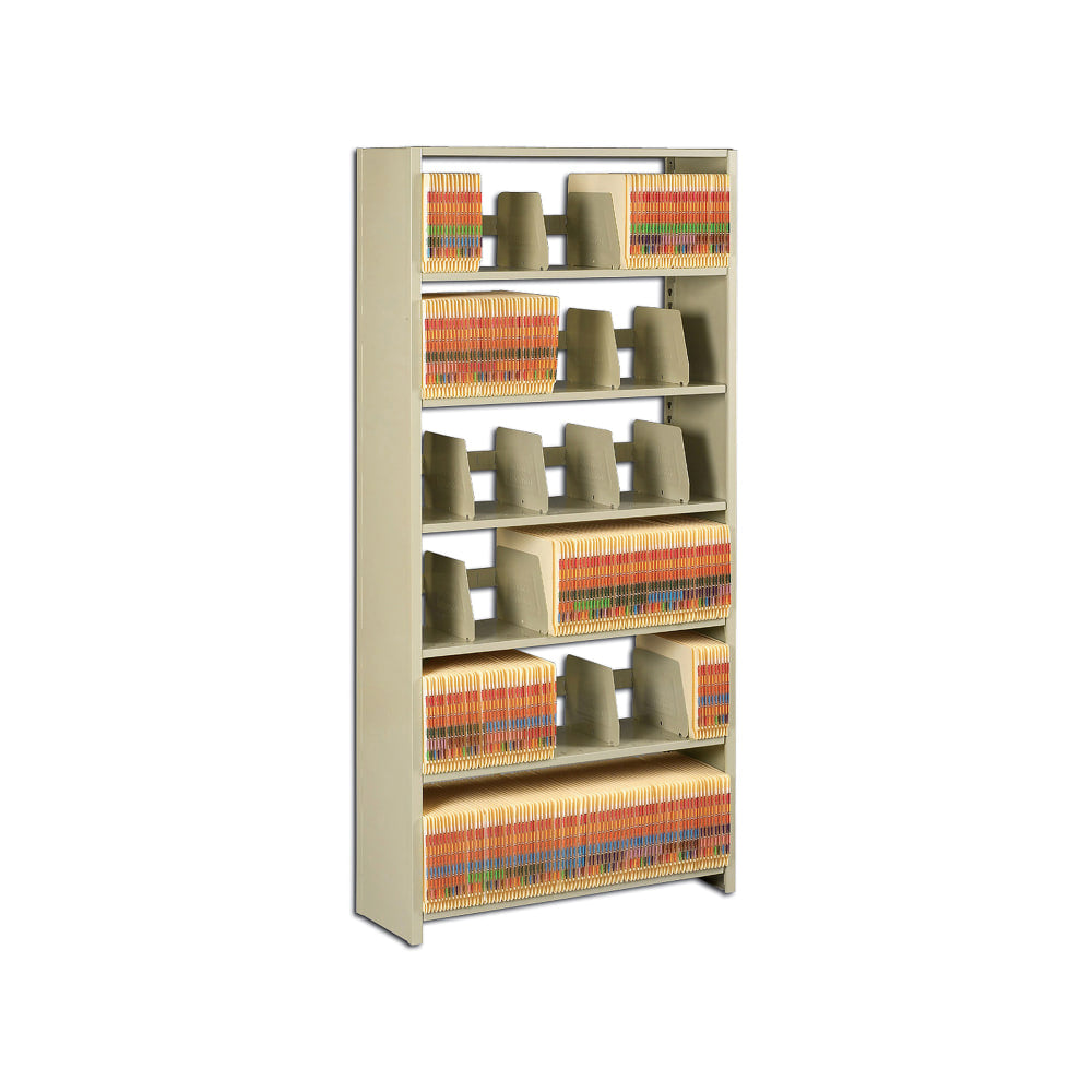 Tennsco 76inH Add-On Unit For Snap-Together Open Shelving, Sand