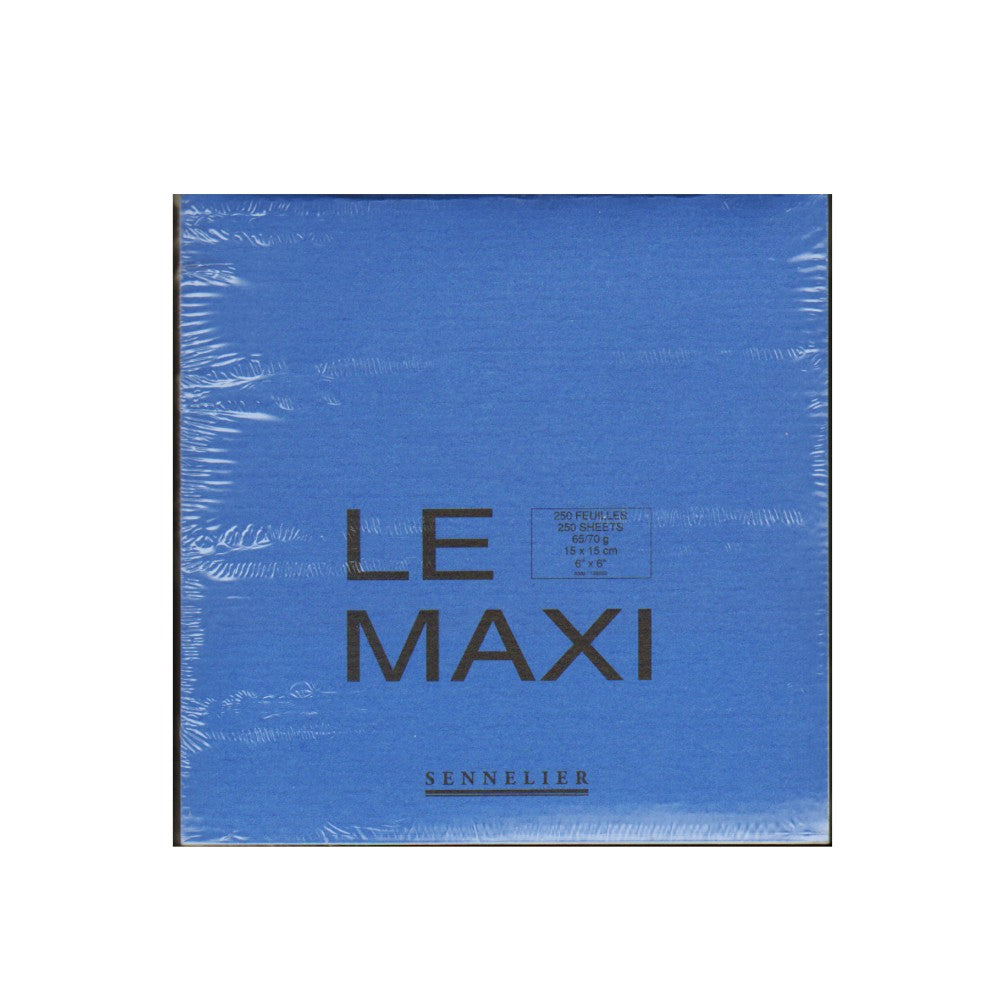 Sennelier Le Maxi Block Drawing Pads, 6in x 6in, 250 Pages, Pack Of 2