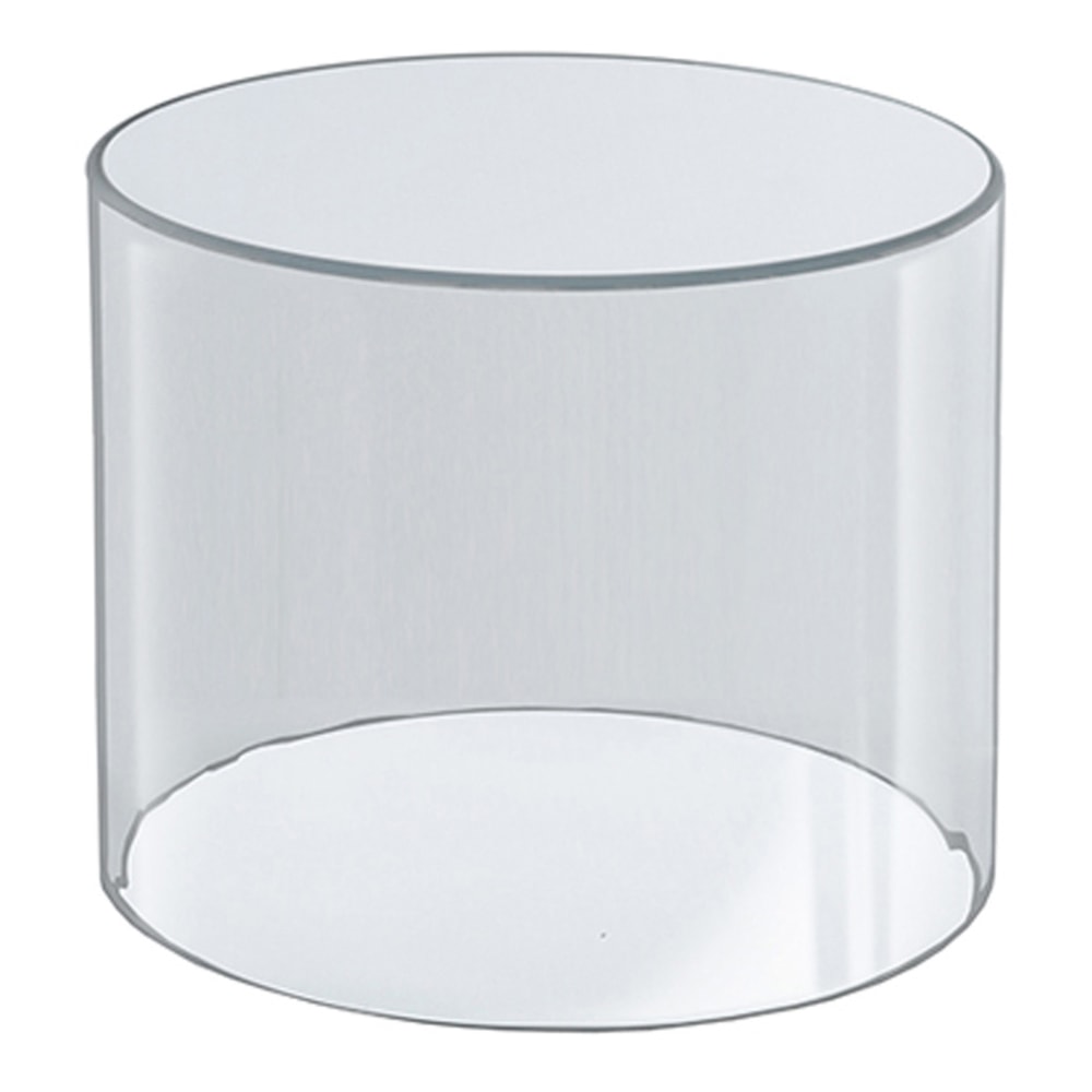 Azar Displays Acrylic Cylinder, Small Size, 6in x 6in, Clear