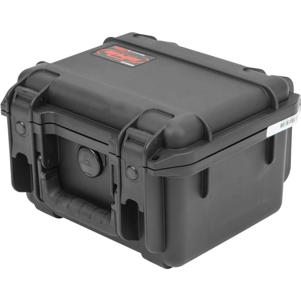 SKB Cases iSeries Injection-Molded Mil-Standard Waterproof Case With Padded Dividers, 8-1/2inH x 6-3/8inW x 6-1/8inD