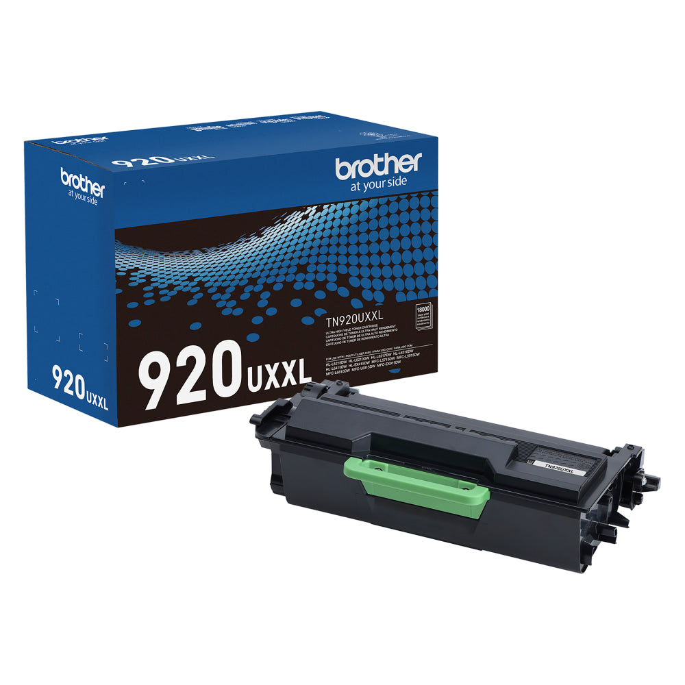 Brother Genuine Black Ultra-High Yield Toner Cartridge, (TN920UXXL)