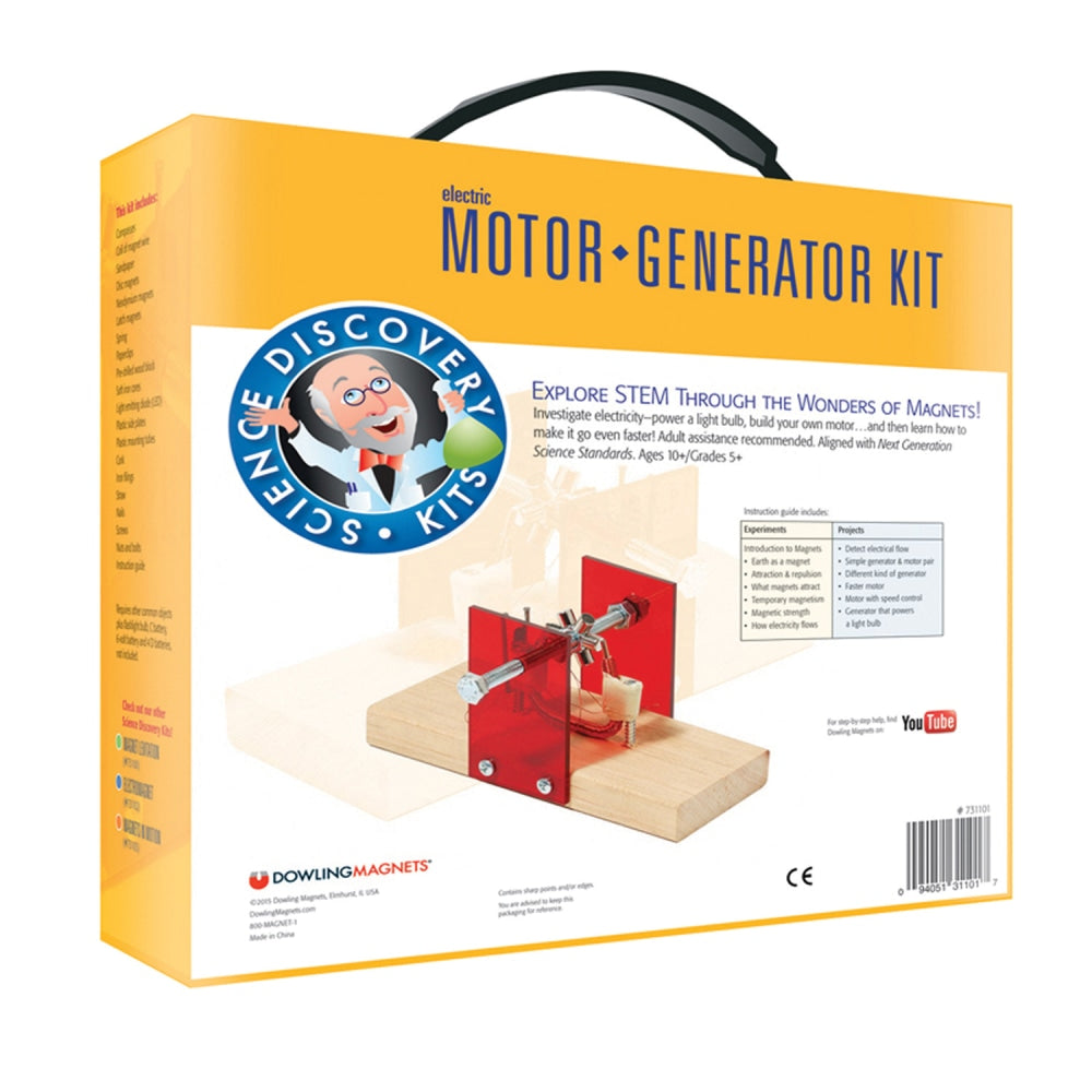 Dowling Magnets Science Motor/Generator Set, Grade 4 - 11