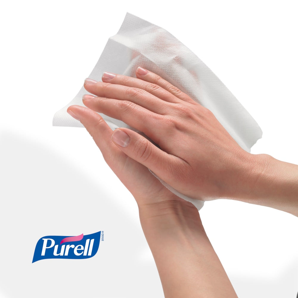 Purell Hand Sanitizing Wipes Refills For High-Capacity Dispensers, Citrus Fragrance, 1,700 Wipes Per Pouch, Case Of 4 Pouches