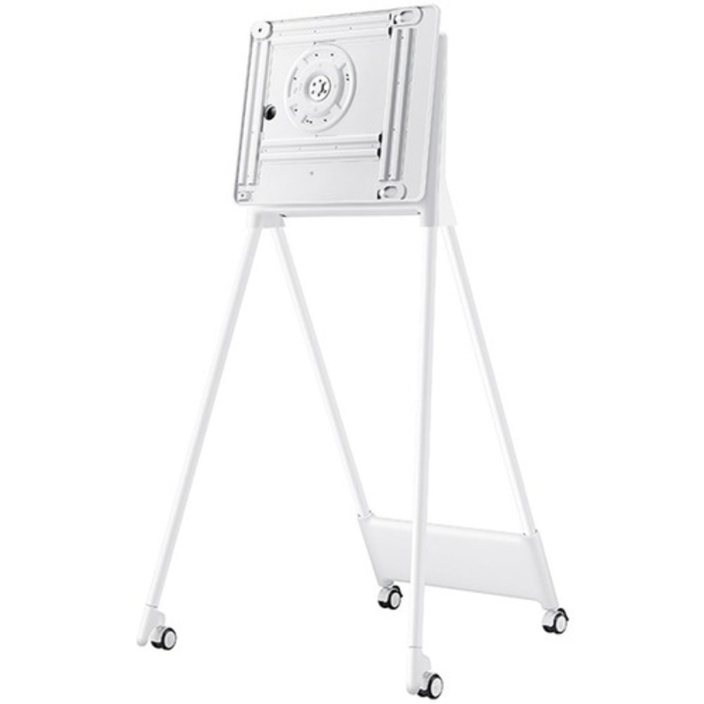 Samsung STN-WM55R Flipchart Stand - Up to 55in Screen Support - Light Gray, White