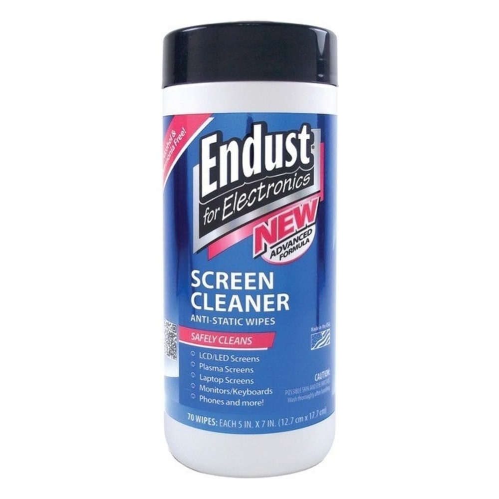 Endust 11506 LCD & Plasma Screen Cleaner Pop-Up Wipe - For PDA, Optical Media, Copier, Desktop Computer, Keyboard, Display Screen, Telephone, Fax Machine, Mobile Phone, Audio Equipment, Gaming Console, .. - 3 Pack