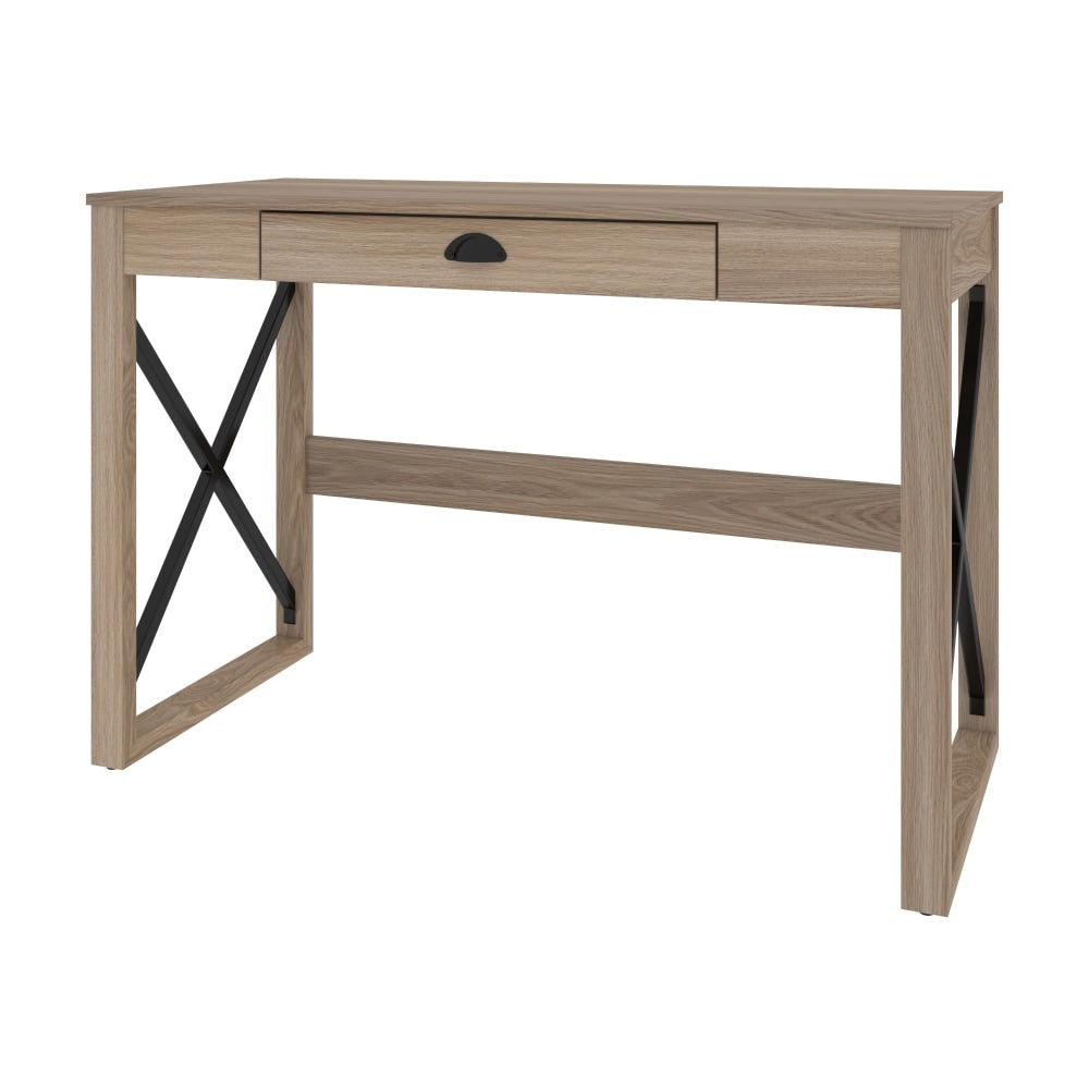 Bestar Talita 45inW Computer Desk, Natural Oak