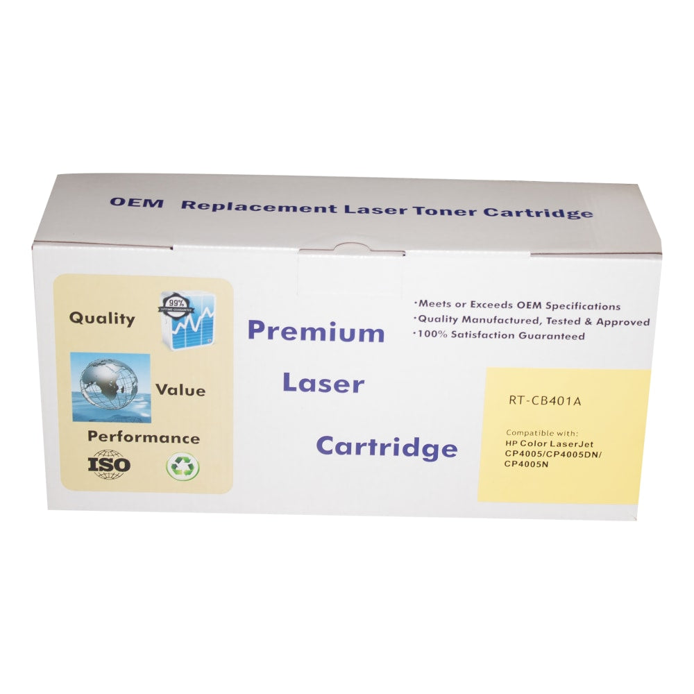 M&A Global Remanufactured Cyan Toner Cartridge Replacement For HP 642A, CB401A, CB401A-CMA