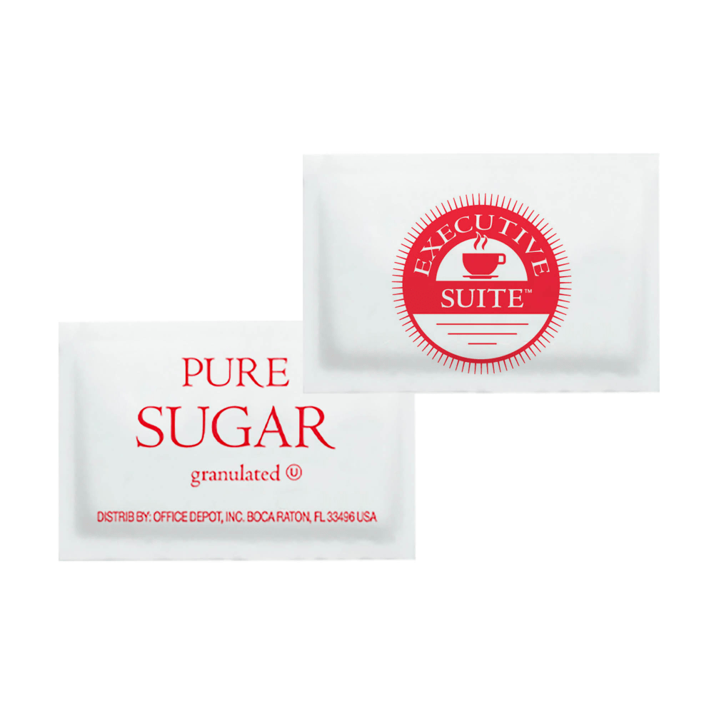 Executive Suite Pure Sugar, 0.1 Oz, Box Of 1,000 Packets