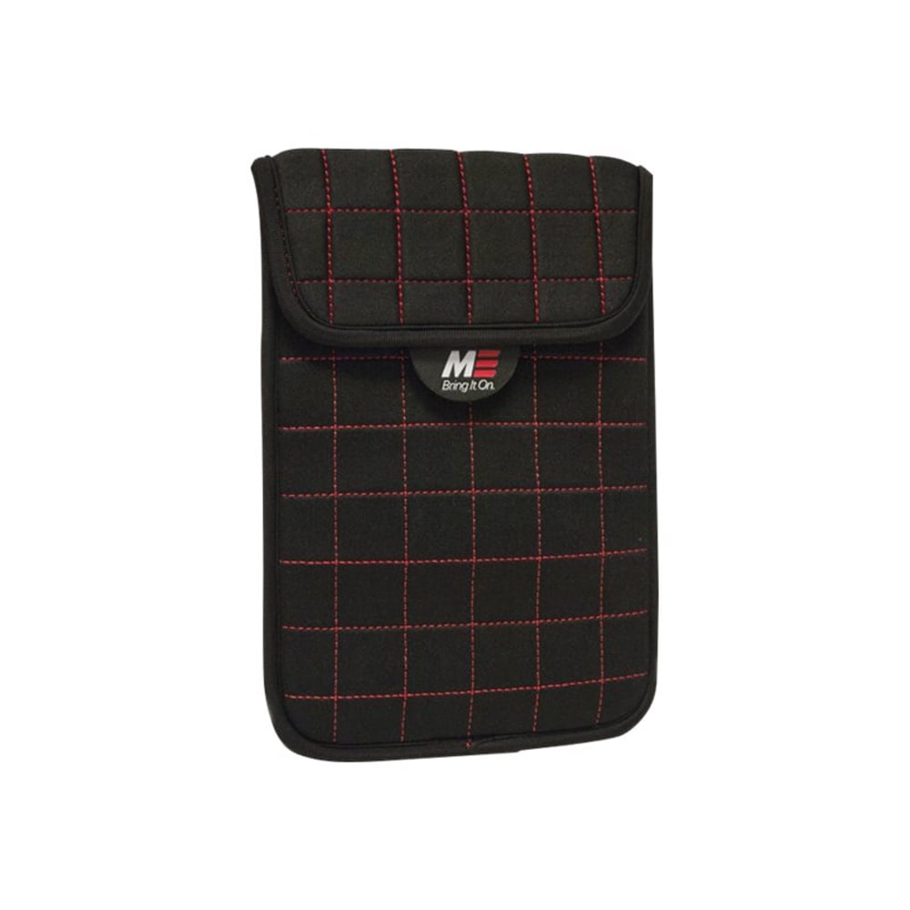 Mobile Edge NeoGrid iPad Mini or any 7in Tablet Sleeve - Protective sleeve for tablet - neoprene - black with red stitching - 7in