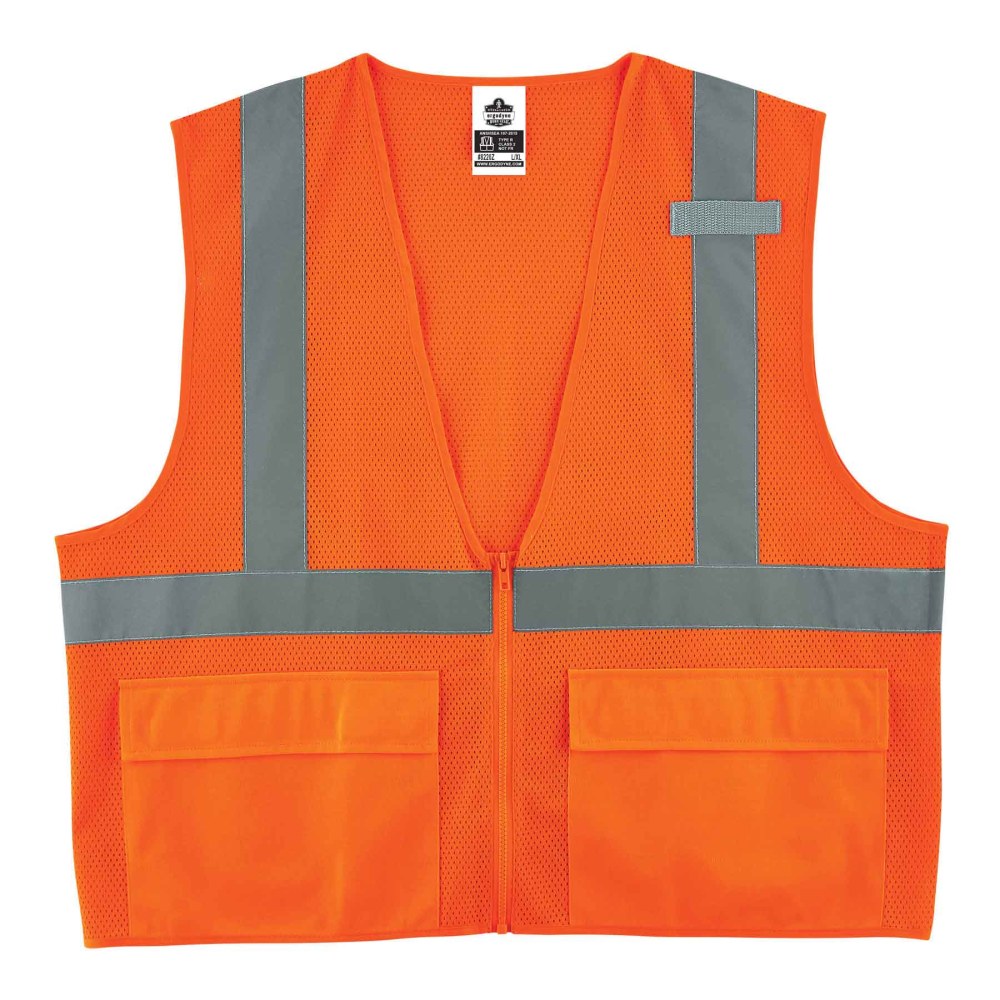 Ergodyne GloWear Safety Vest, Standard, Type-R Class 2, Small/Medium, Orange, 8220Z