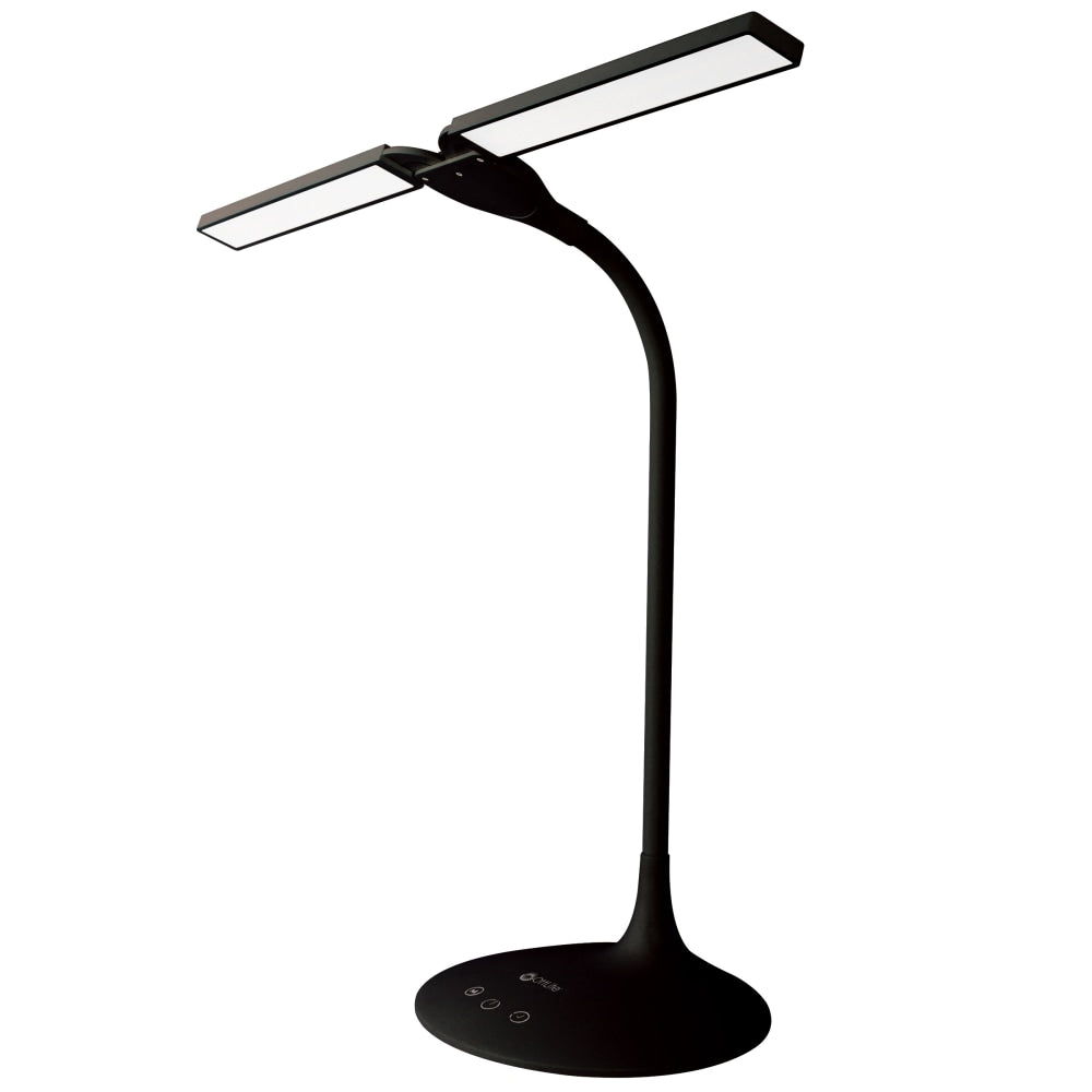 OttLite Wellness Series Pivot LED Desk Lamp, Black