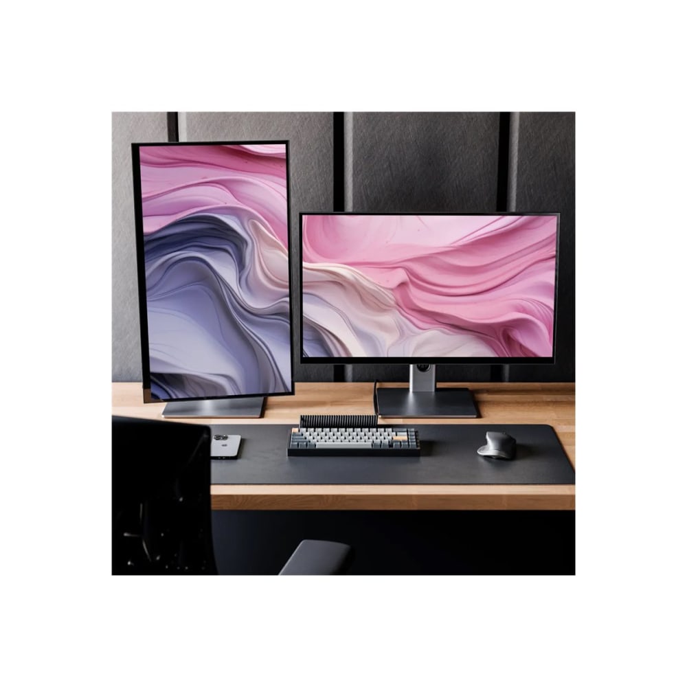 ALOGIC Clarity 27F34KCPD - LED monitor - 27in - 3840 x 2160 4K @ 60 Hz - IPS - 400 cd/m2 - 1000:1 - HDR600 - 2xHDMI, DisplayPort, USB-C - speakers - black and silver