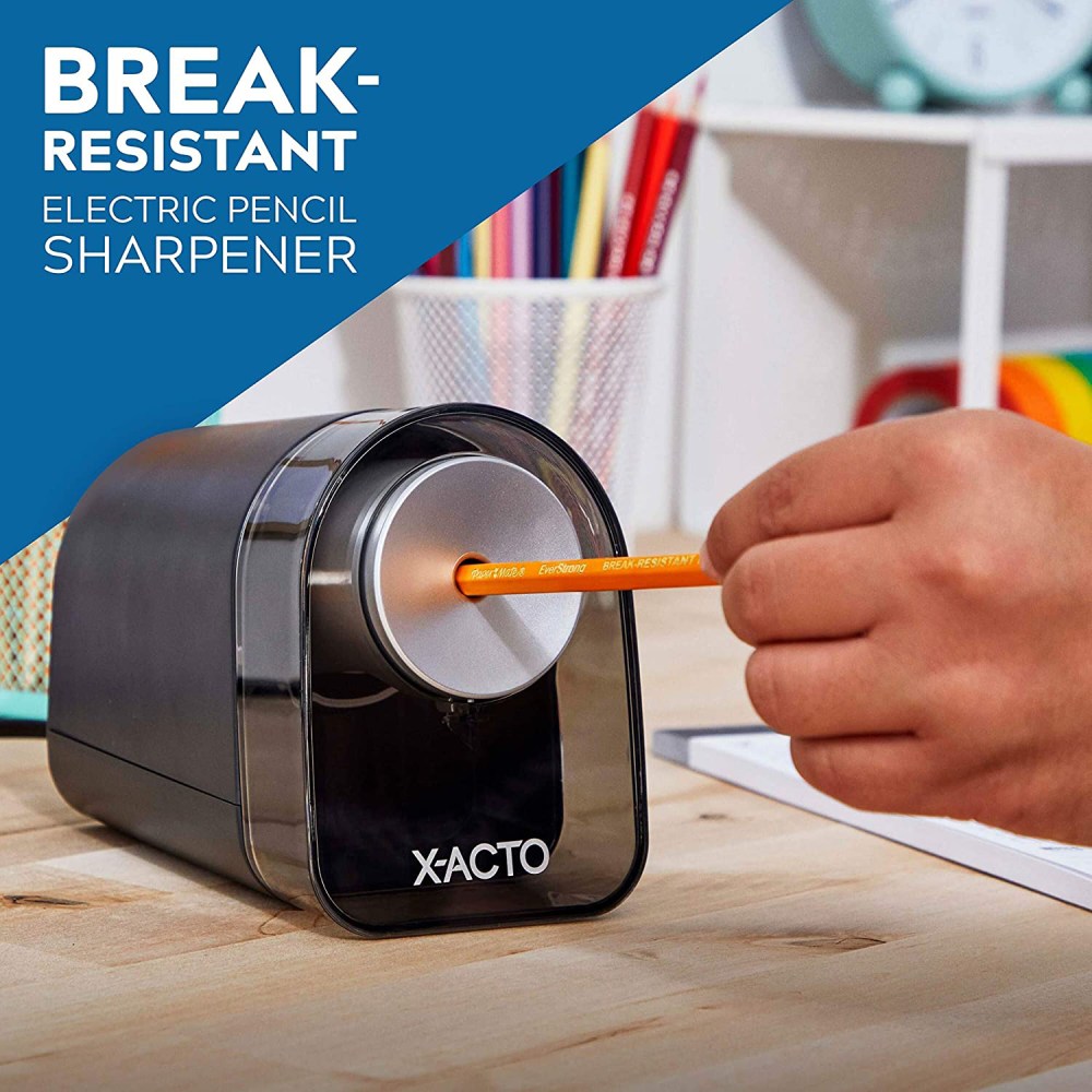 X-ACTO XLR Electric Pencil Sharpener, Black