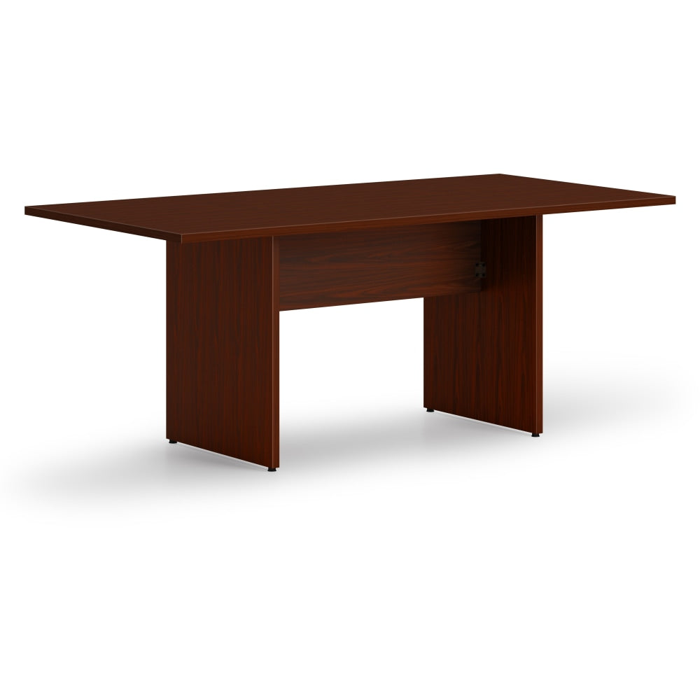 HON Mod HLPLTBL72BASE Conference Table Base - Finish: Traditional Mahogany