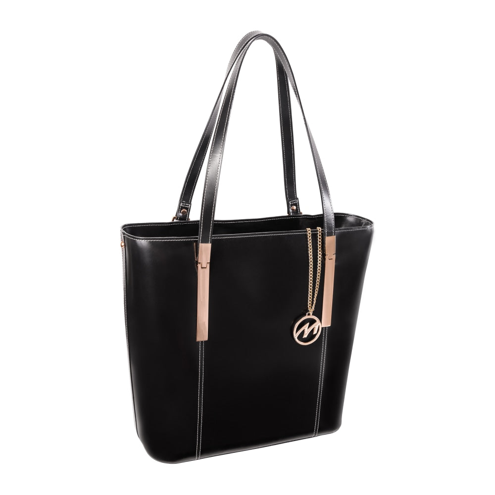 McKleinUSA Cristina Tote, 14inH x 13 1/2inW x 6inD, Black