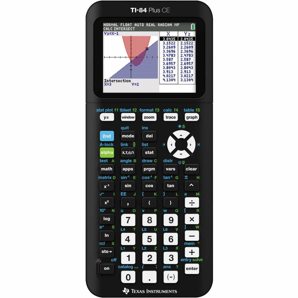 Texas Instruments TI-84 Plus CE Graphing Calculator, Black