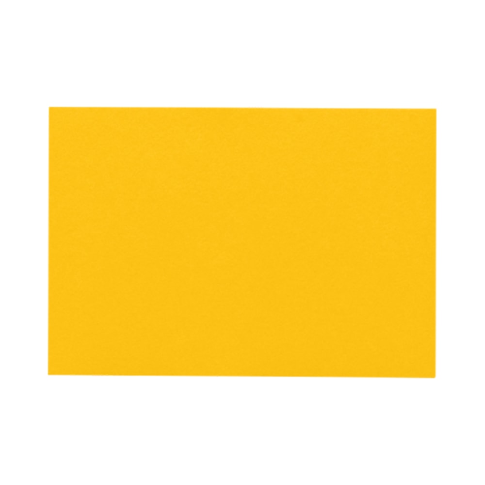 LUX Flat Cards, A6, 4 5/8in x 6 1/4in, Sunflower Yellow, Pack Of 250