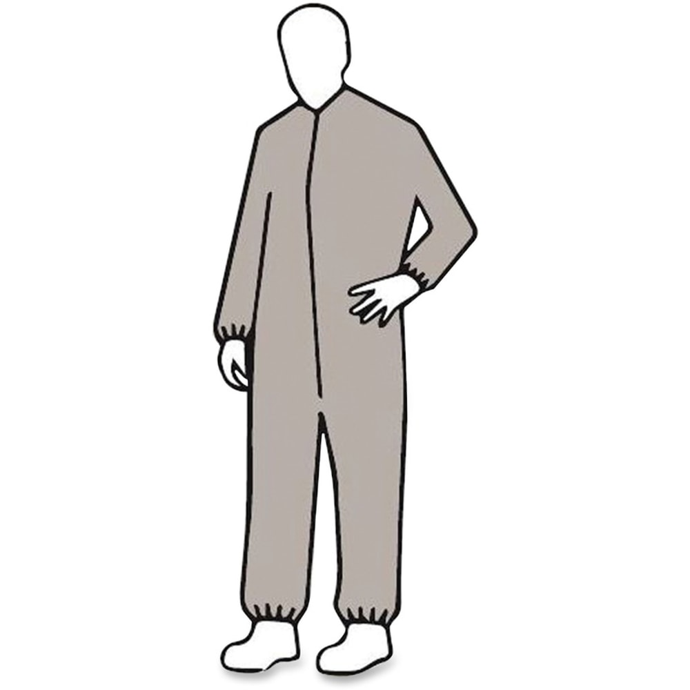 MALT ProMax Coverall - Recommended for: Chemical, Painting, Food Processing, Pesticide Spraying, Asbestos Abatement - 2-Xtra Large Size - Zipper Closure - Polyolefin - White - 25 / Carton