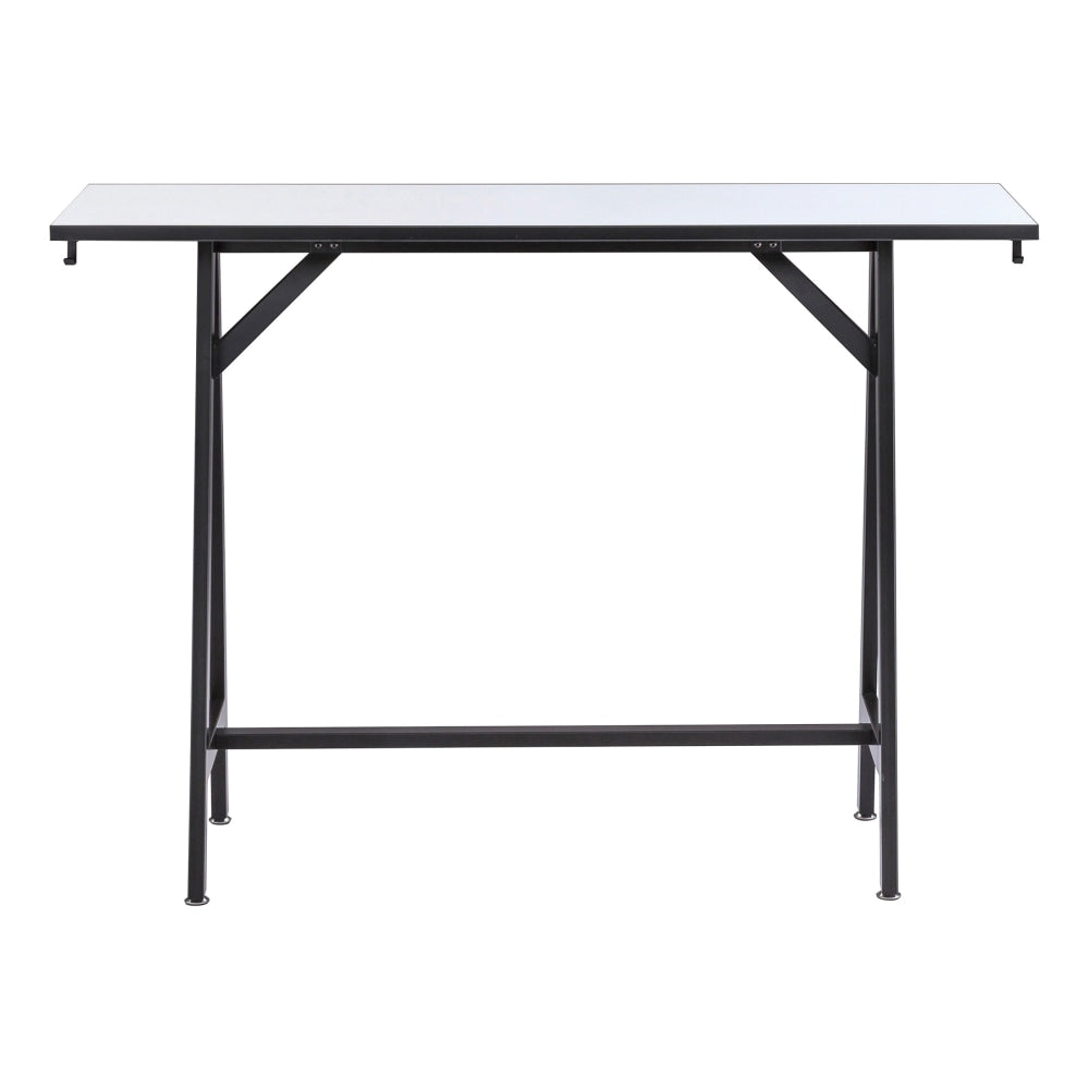 Safco Spark Teaming Table Standing-Height Base, 42-1/4inH x 60inW x 20inD, Black