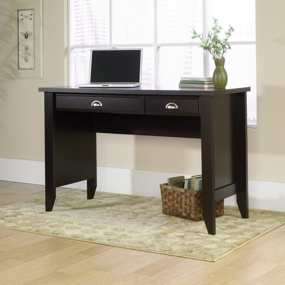 Sauder Shoal Creek 48inW Computer Desk With Flip Down Computer Tray, Jamocha Wood