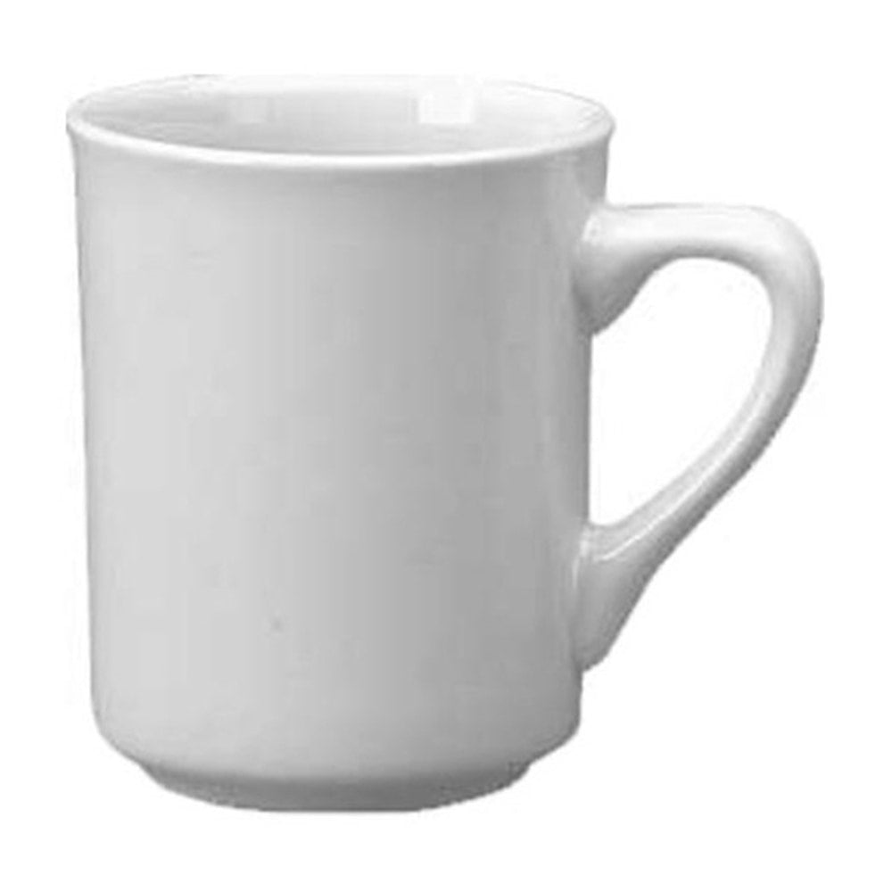 International Tableware Toledo Mugs, 8.5 Oz, White, Pack Of 36 Mugs