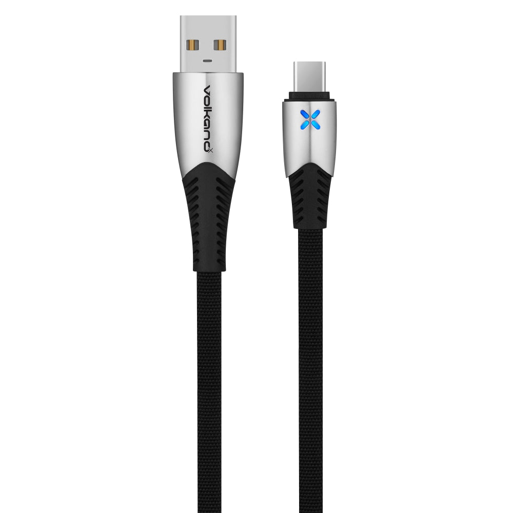 Volkano X Smart Series Auto Disconnect USB Type-C Cable, 6ft, Black, VK-20132-BK