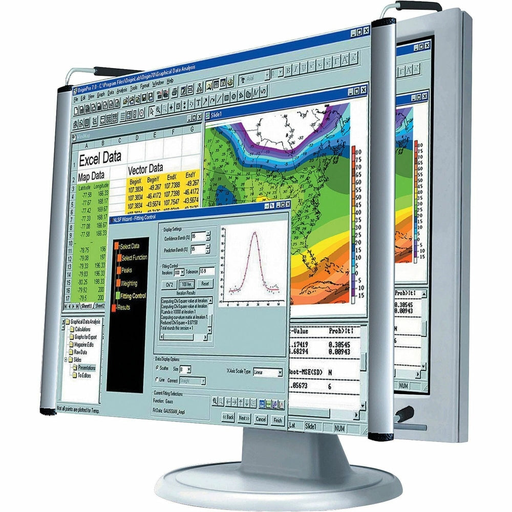 Kantek LCD Monitor Magnifier 19in - For 19in - Anti-glare - 1