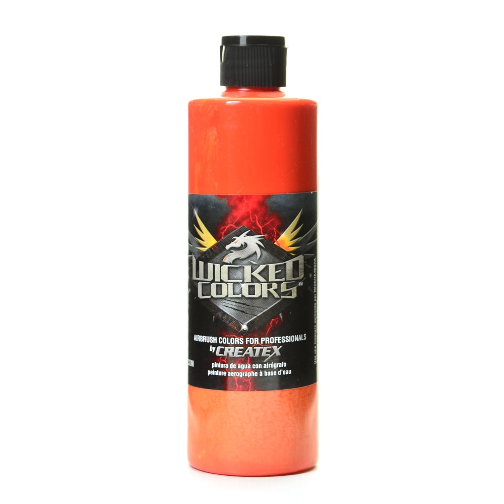 Createx Wicked Colors Airbrush Paint, 16 Oz, Orange