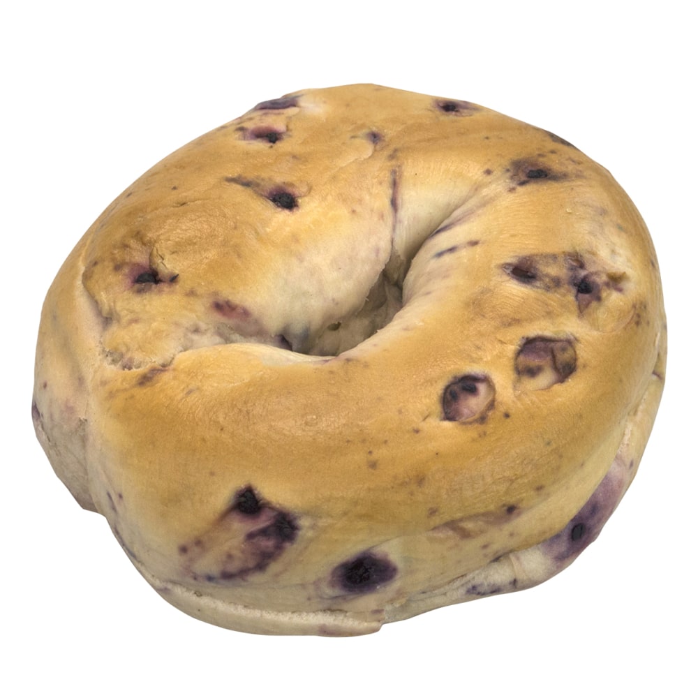 National Brand Fresh Blueberry Bagels, Pack Of 6