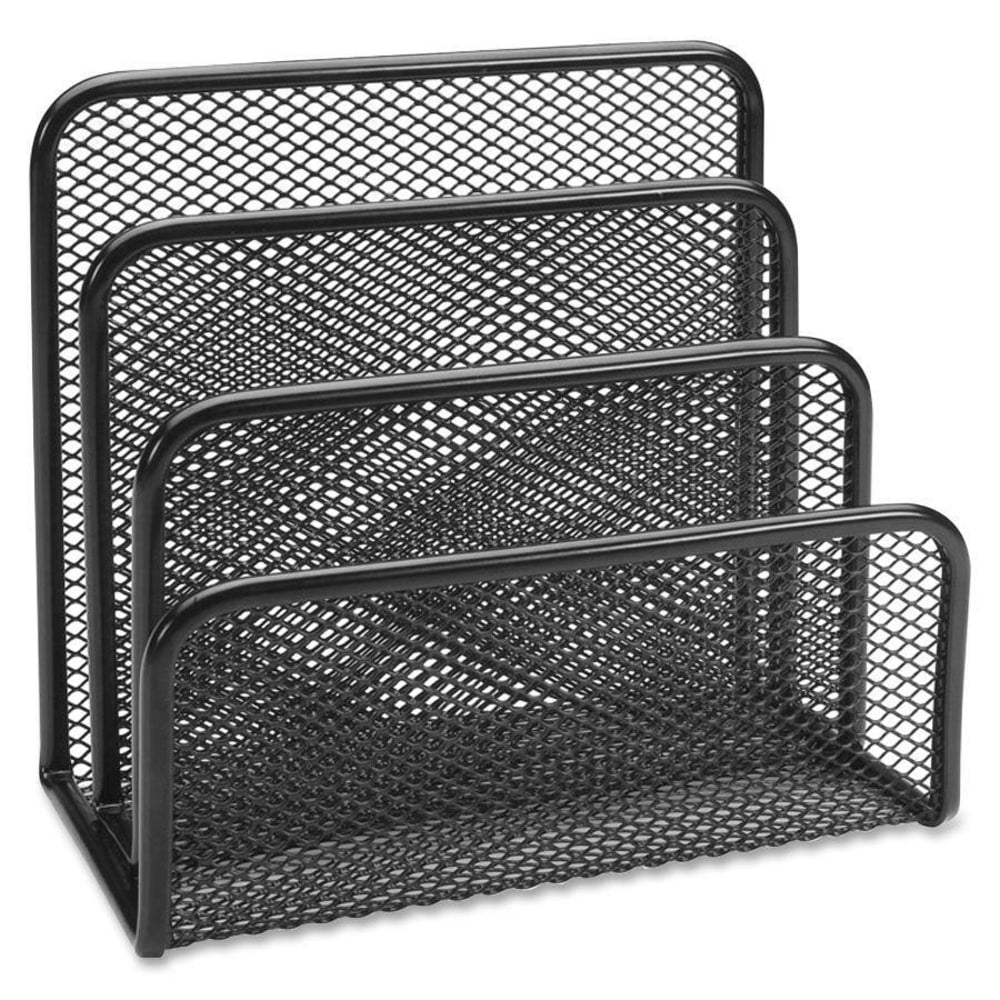 Lorell Mesh Vertical Sorter, Black