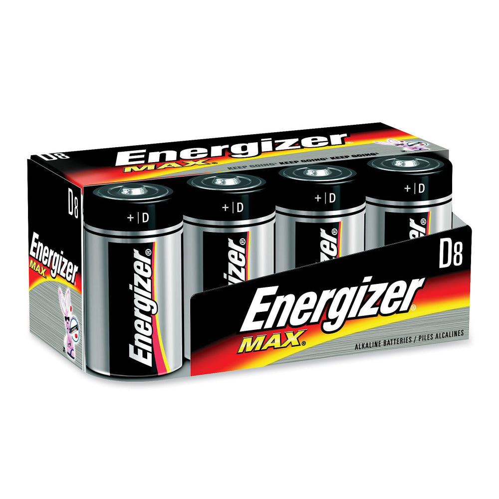 Energizer MAX Alkaline D Battery 8-Packs - For Multipurpose - D - 96 / Carton