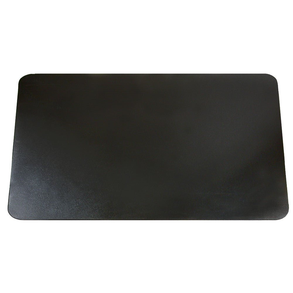 Artistic Eco-Black Desk Pad With Antimicrobial  Protection, 19in H x 24in W, Black