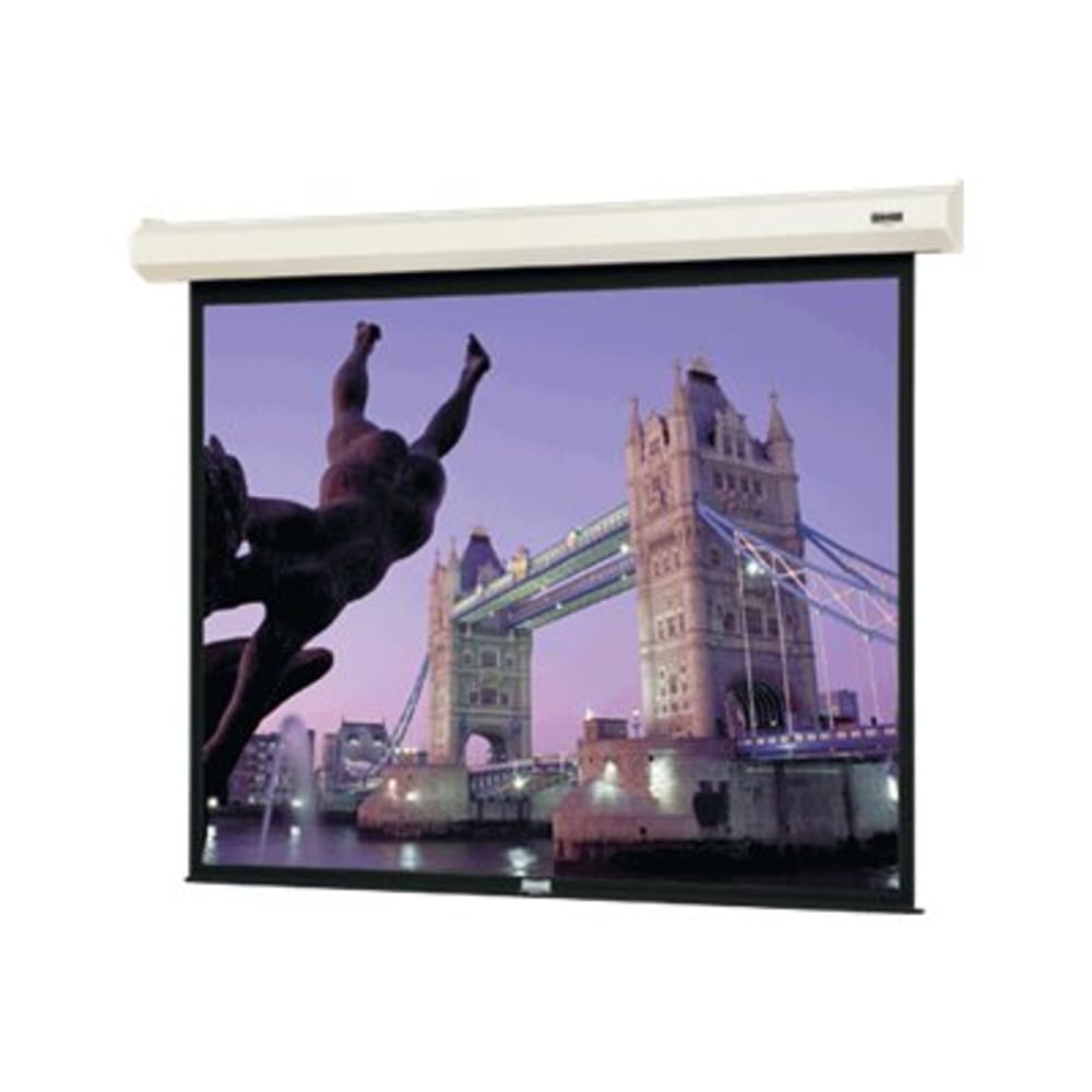 Da-Lite Cosmopolitan Electrol Square Format - Projection screen - ceiling mountable, wall mountable - motorized - 120 V - 151in (151.2 in) - 1:1 - Matte White - white powder coat