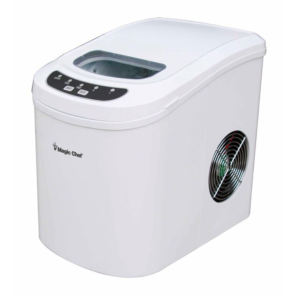 Magic Chef 27 Lb Portable Countertop Ice Maker, White