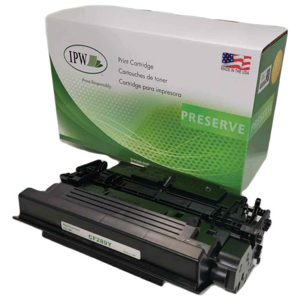 IPW Preserve Remanufactured Black Extra-High Yield Toner Cartridge Replacement For HP CF289Y, CF289YR-ODP