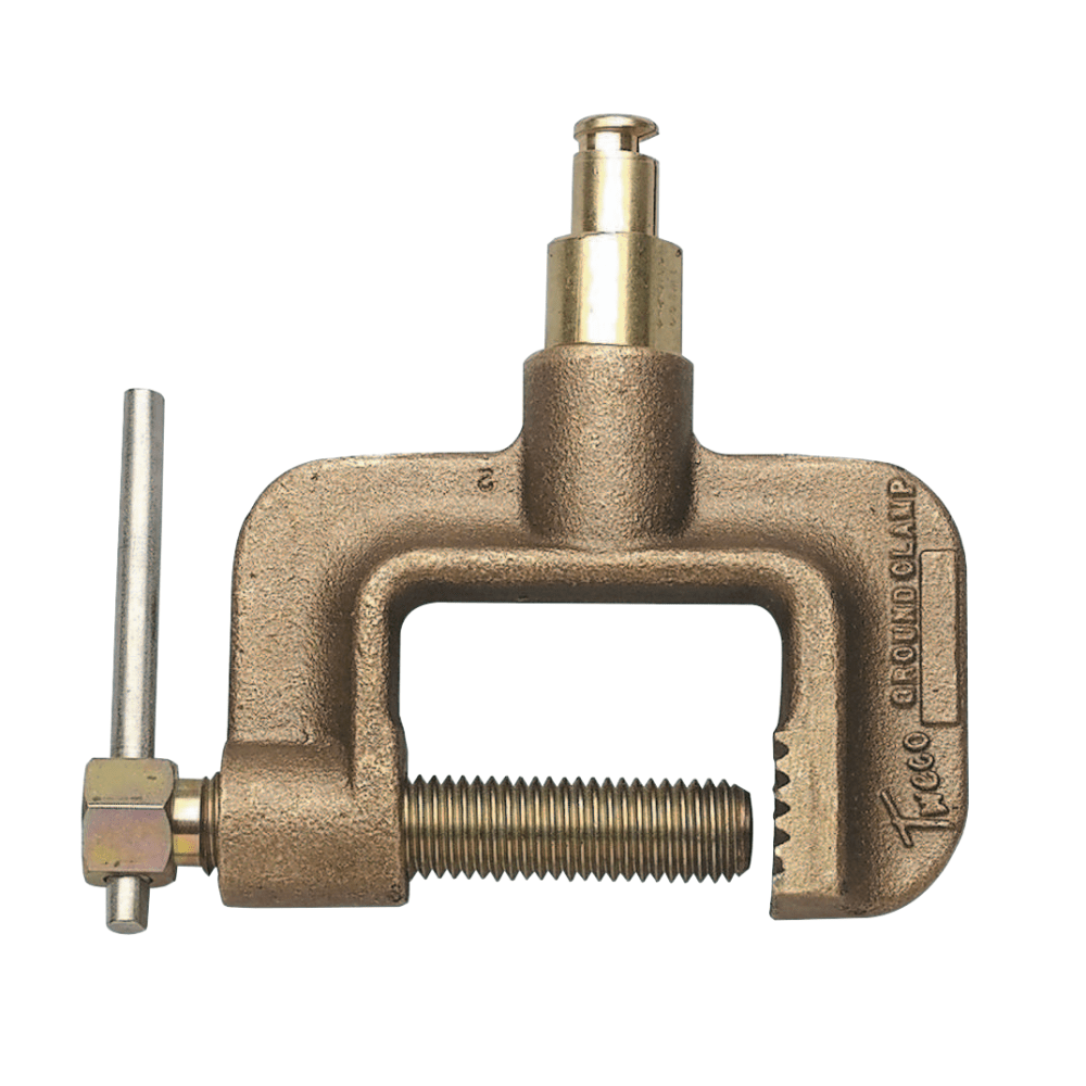 Ground Clamps, 600 A, Tweco Male Plug, C-Clamp