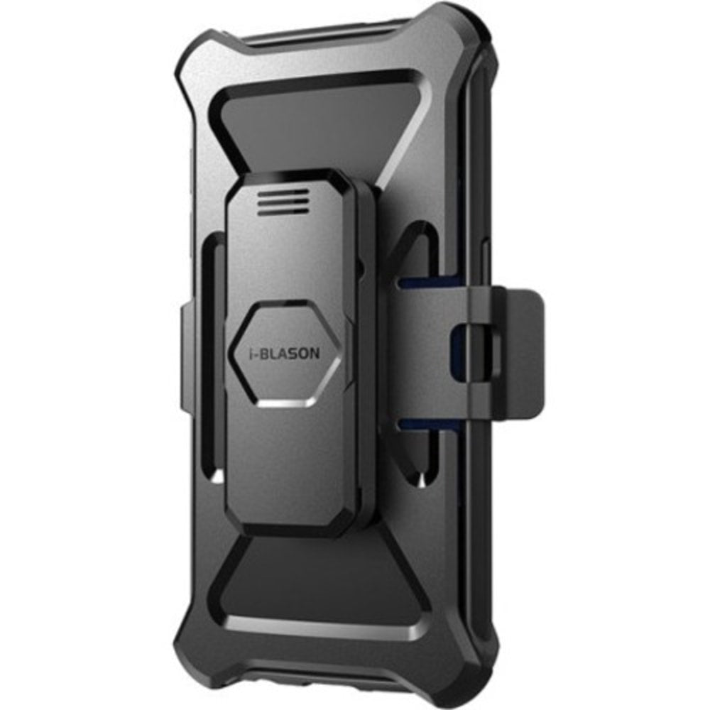 i-Blason Prime Carrying Case (Holster) Smartphone - Black - Impact Resistant, Shock Resistant Interior, Drop Resistant, Bump Resistant, Abrasion Resistant - Polycarbonate Body - Belt Clip