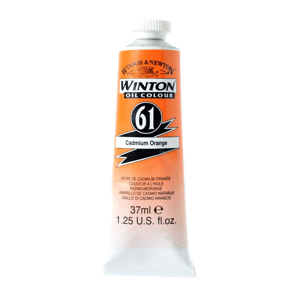 Winsor & Newton Winton Oil Colors, 37 mL, Cadmium Orange, Pack Of 2