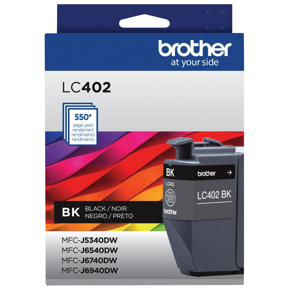 Brother LC402 Black Ink Cartridge, LC402BK