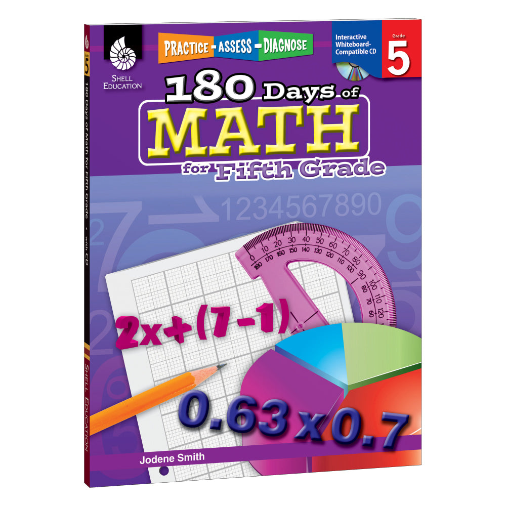 Shell Education 180 Days of Math Practice, Grade 5