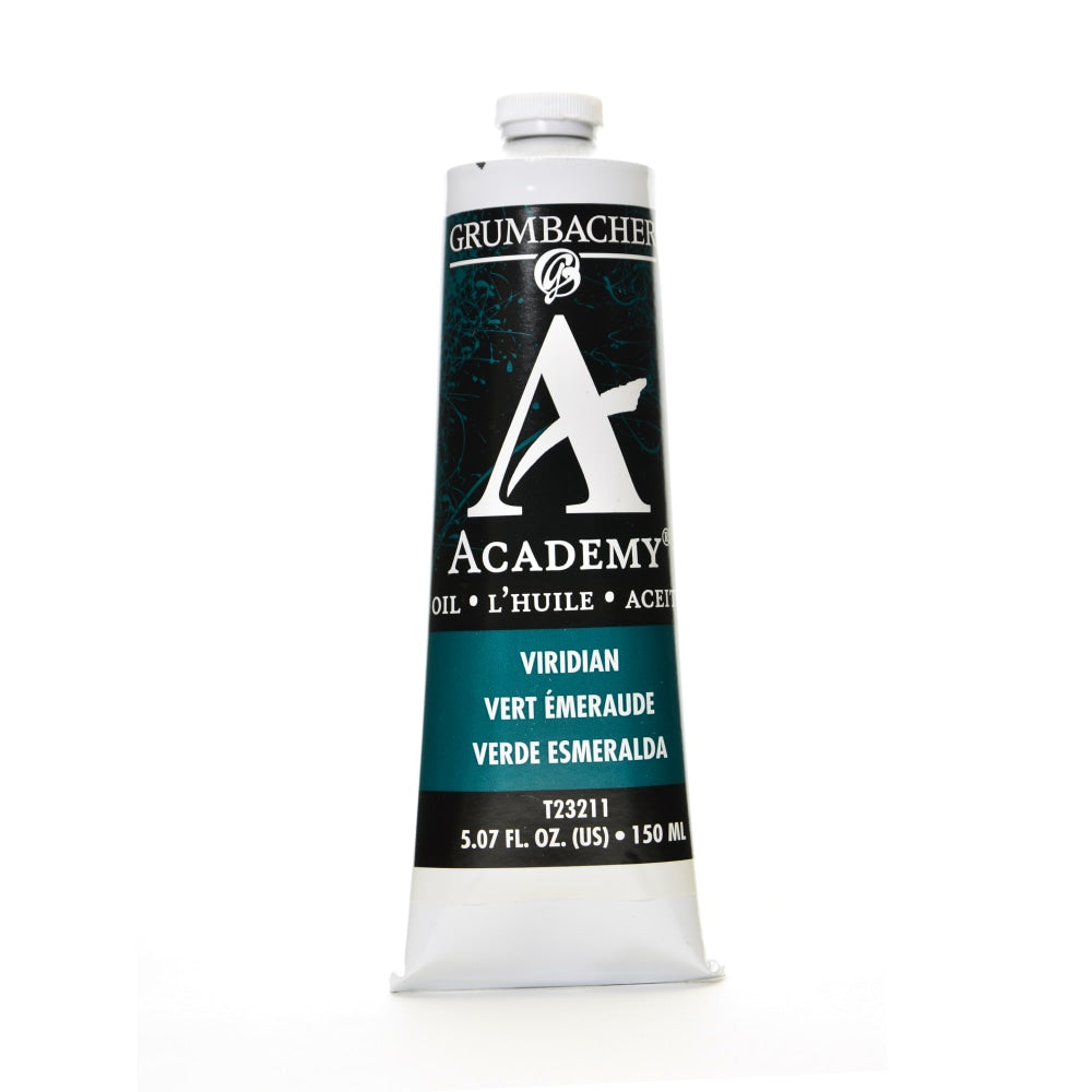 Grumbacher Academy Oil Colors, 5.07 Oz, Viridian Hue, Pack Of 2