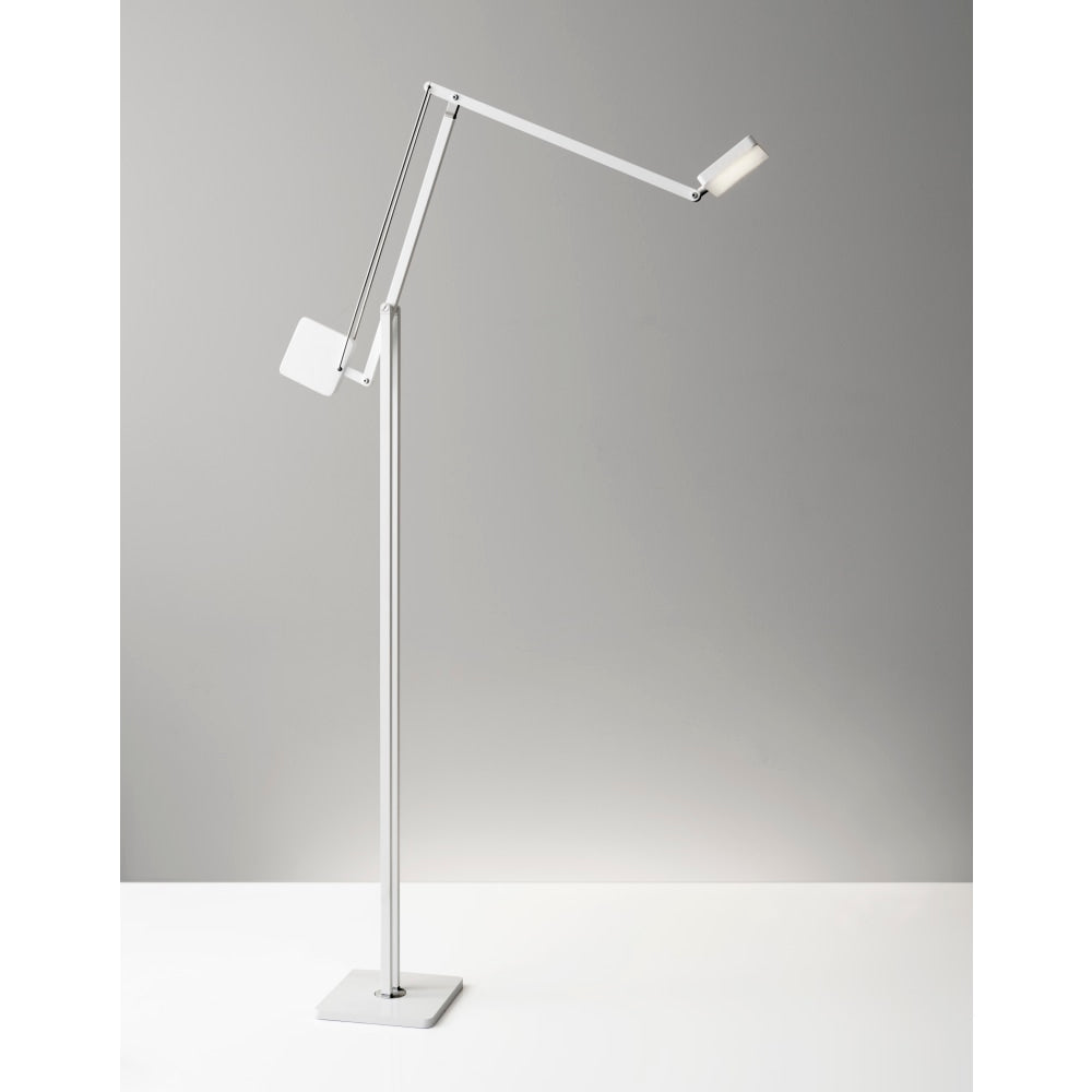 Adesso ADS360 Cooper LED Floor Lamp, 69inH, Matte White