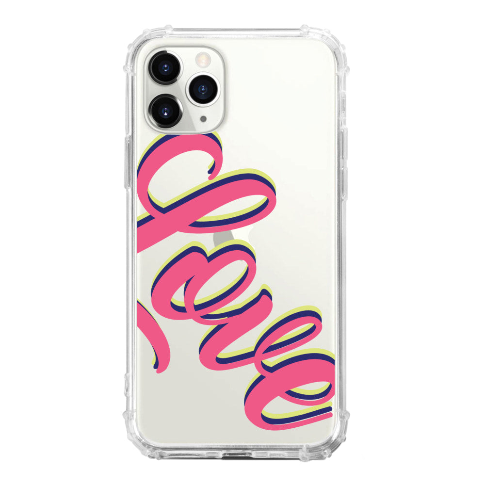 OTM Essentials Tough Edge Case For iPhone 11 Pro Max, Neon Love, OP-AEP-Z127A