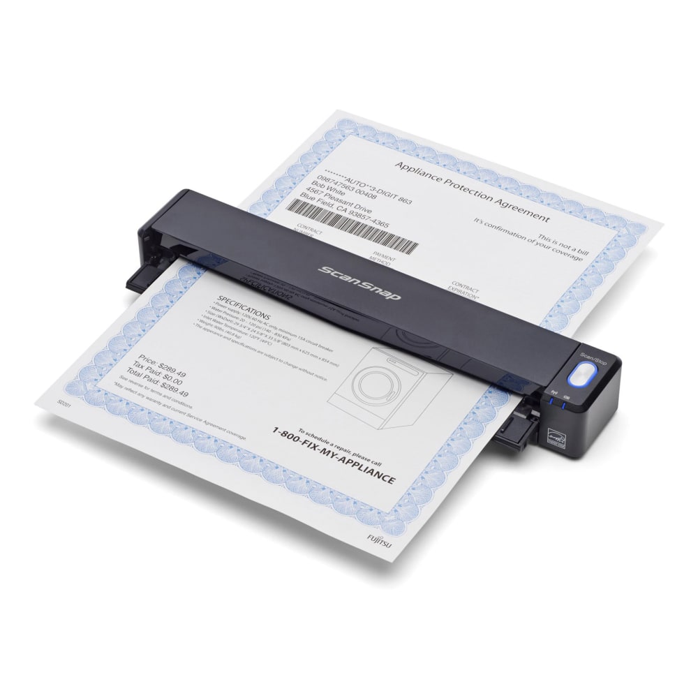 Fujitsu ScanSnap iX100 Wireless Color Sheetfed Scanner