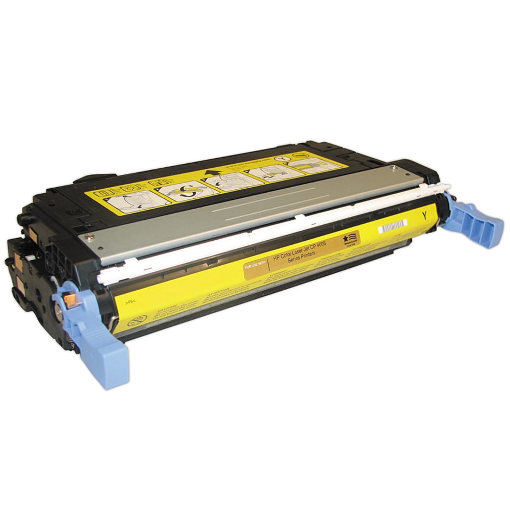 Hoffman Tech Remanufactured Yellow Toner Cartridge Replacement For HP 642A, CB402A, 545-42A-HTI