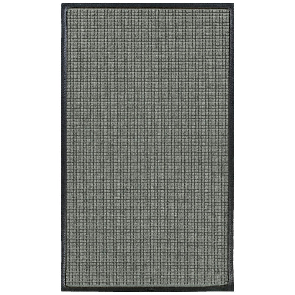 M+A Matting WaterHog Squares Classic Floor Mat, 2ft x 3ft, Charcoal