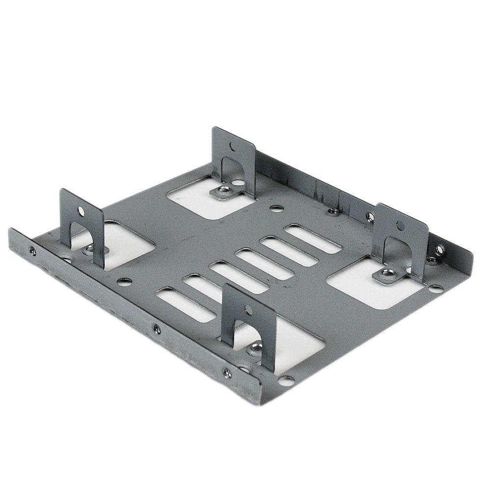 StarTech.com Dual 2.5in to 3.5in HDD Bracket for SATA Hard Drives - 2 Drive 2.5in to 3.5in Bracket for Mounting Bay