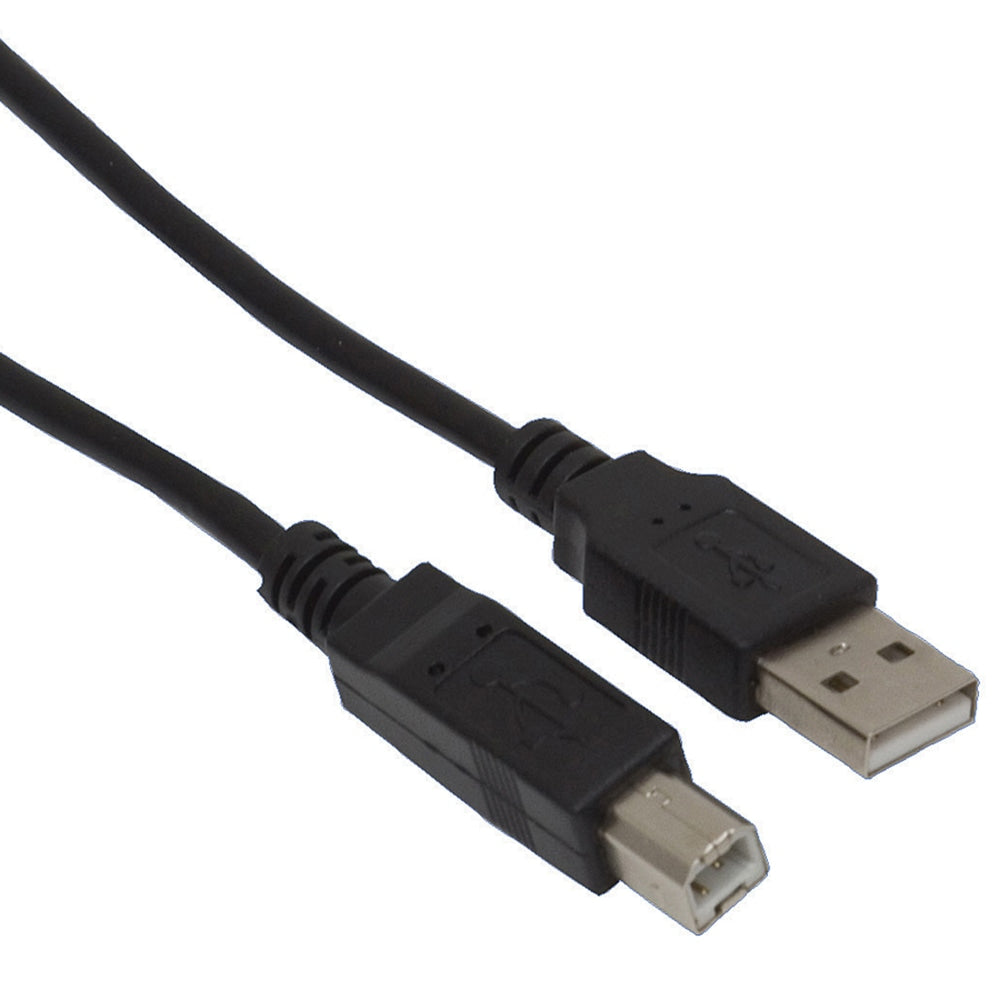 Ativa USB 2.0 Printer Cable, 6ft, Black, 26855